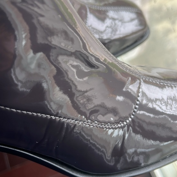 Sam Edelman Shoes Wells Stacked Block Heel Squared Toe Ankle Boot Size 7.5M New - Picture 9 of 9